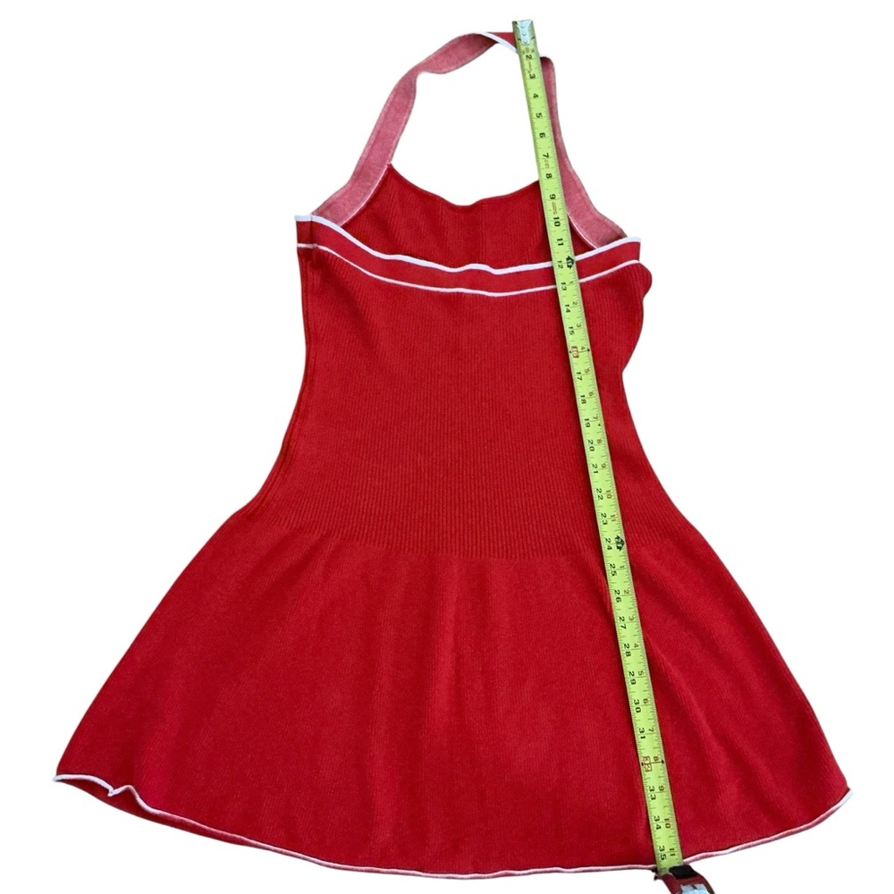 Daily practice by Anthropologie full speed halter mini dress bright red size XL - Picture 5 of 9